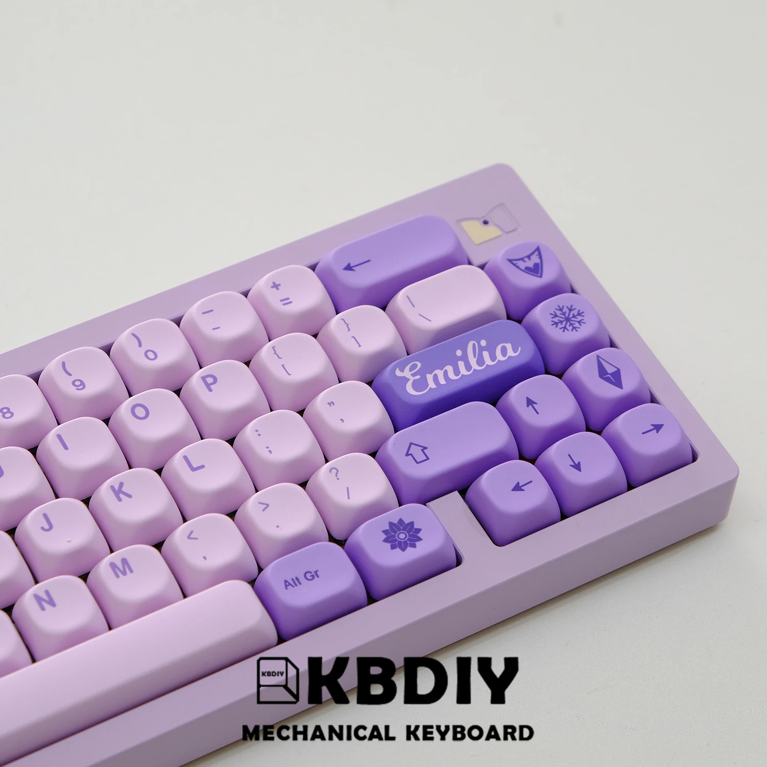 Kbdiy 134keys GMK aspik čarodějnice klíčenka sada nestandartní KOA profilu fialový GMK poškrabané pro mechanická keyboards hra čepice pro MX spínač