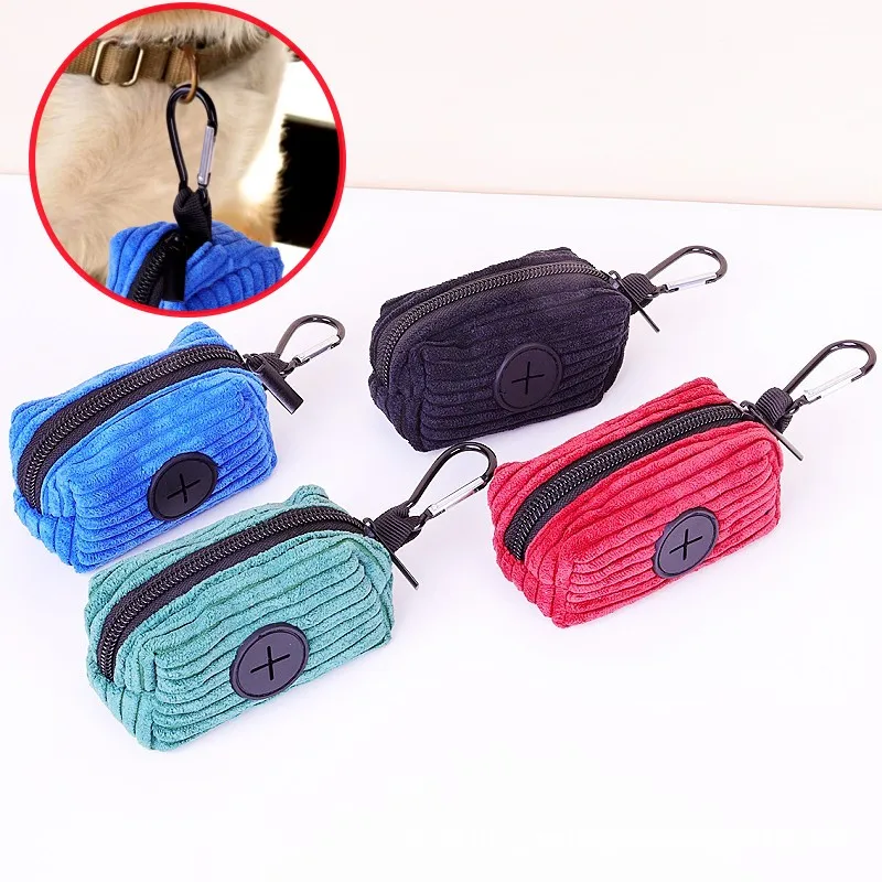 Dog Poop Bag Dispenser Portable Garbage Bags for Dog Walking Hangingable Dogs Poop Bag Holder Bags Dispenser for Dogs Training