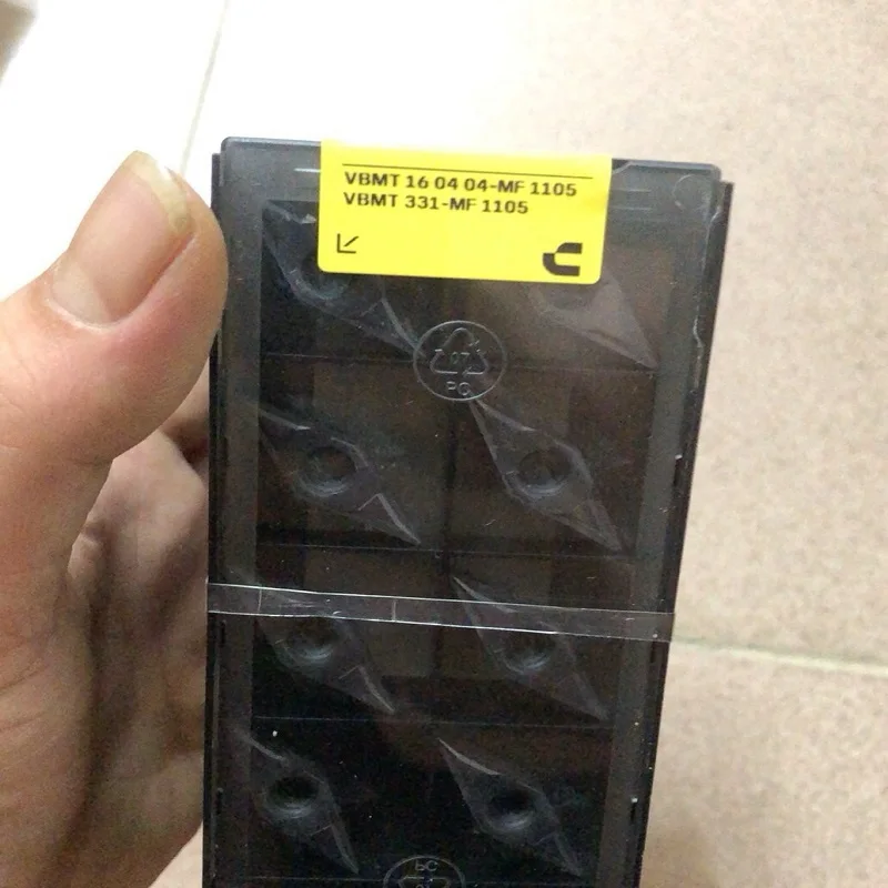 

Hard alloy cutting blades VBMT160404-MF 1105