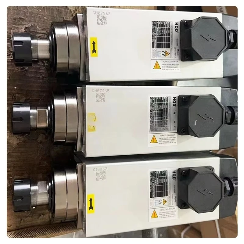HQD 6kw CNCルーター ミリング エア冷却スピンドル 6kw 木工用スピンドル GDF60-18Z/6.0