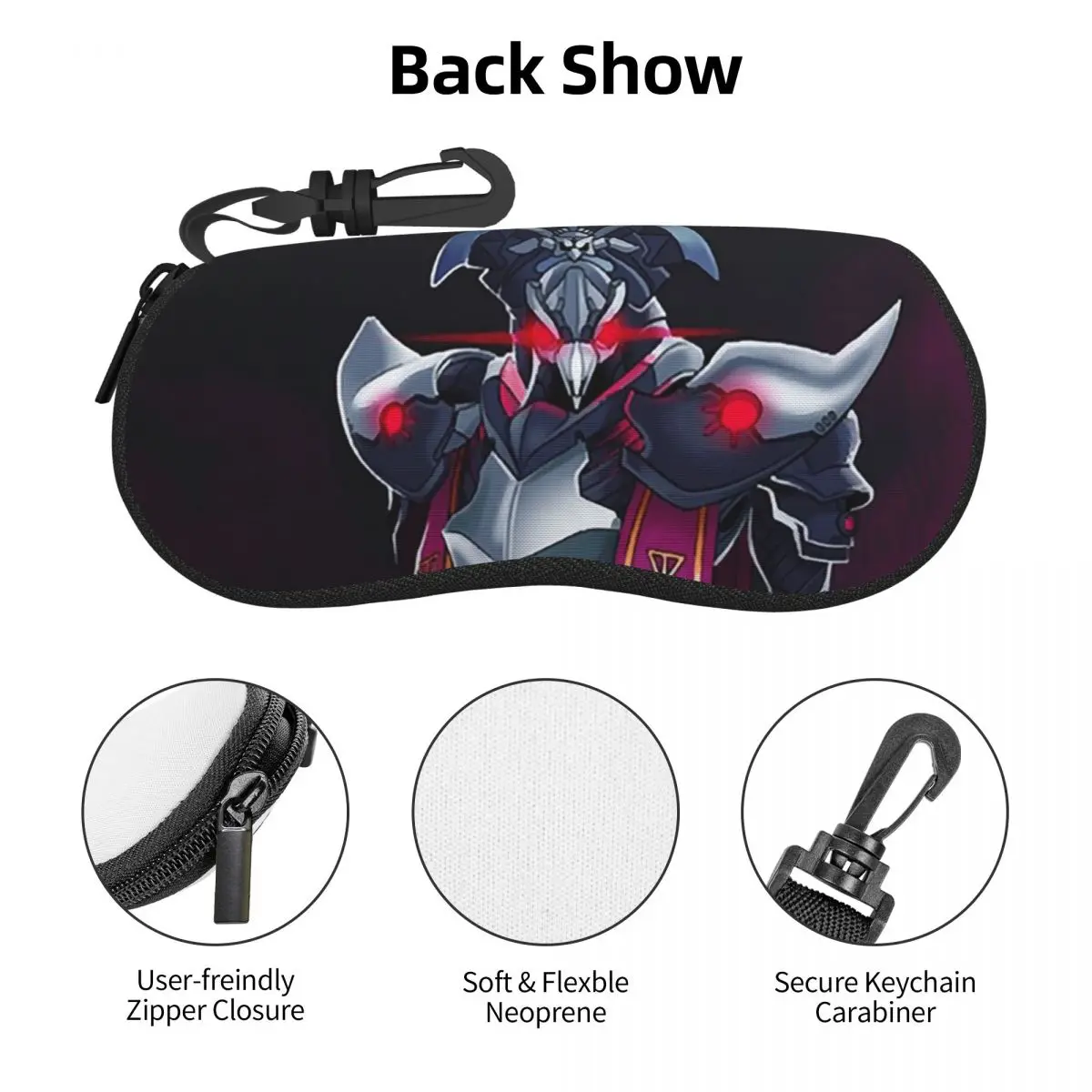 男性へのギフト サムス・アラン コピーグッズ メトロイド サムス・アラン シェル型メガネケース 保護サングラスボックス 男女兼用 ソフトメガネバッグ