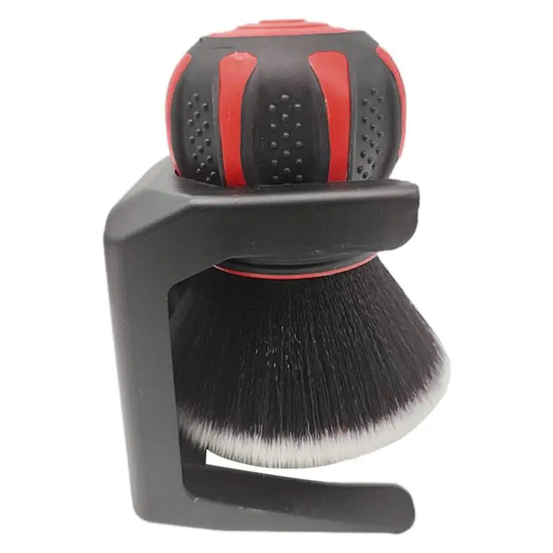 Car Detailing Brushes With Storage Rack Covers Soft Bristles Auto Interior Dust Cleaner Car Detail Brush Cleaning Detail Tool