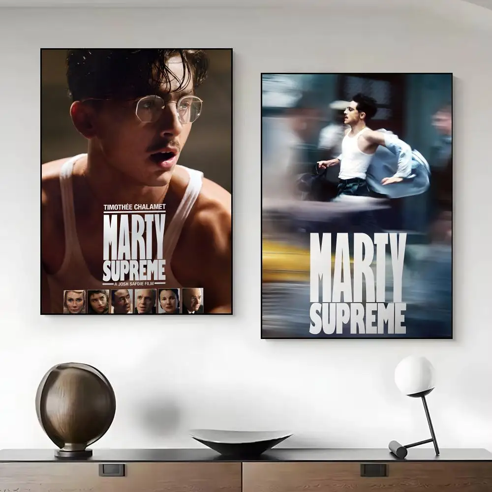 ミュージシャン supreme poster Music M-Marty Supreme Poster Framed Canvas Wall Art Print for