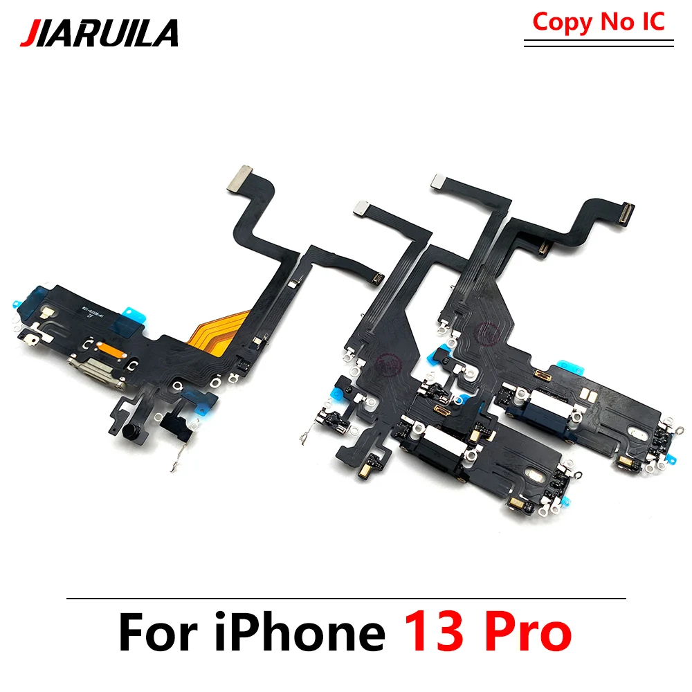 NEW USB Charger Port Socket Board Dock Flex Cable For iPhone 13 / 13 Pro Phone Parts With Microphone And Headphone Audio Jack