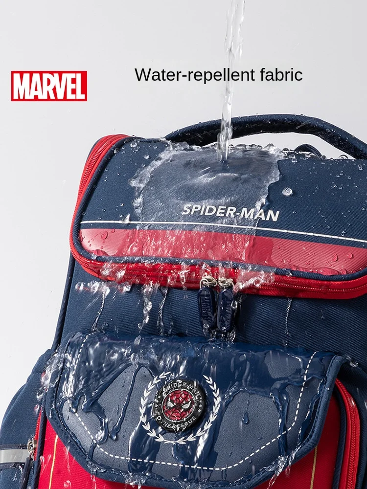 Disney New Boy Girl School Bag Grade 1-3 Lotso Spider Man Primary Student Shoulder Orthopedic Backpack Large Capacity Mochilas