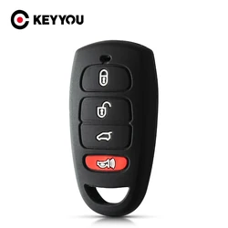 KEYYOU Silicone Car Key Case Cover For Kia Sorento Sonata Sadana Carens For Hyundai Tucson Accent Remote Protect Keychain