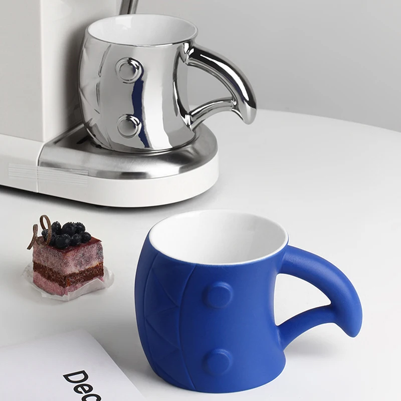 

Creative Couple Mug High Value Home Drinking Water Ceramic Coffee Klein Blue Cup Living Room Coffee Table Drinking Utensils