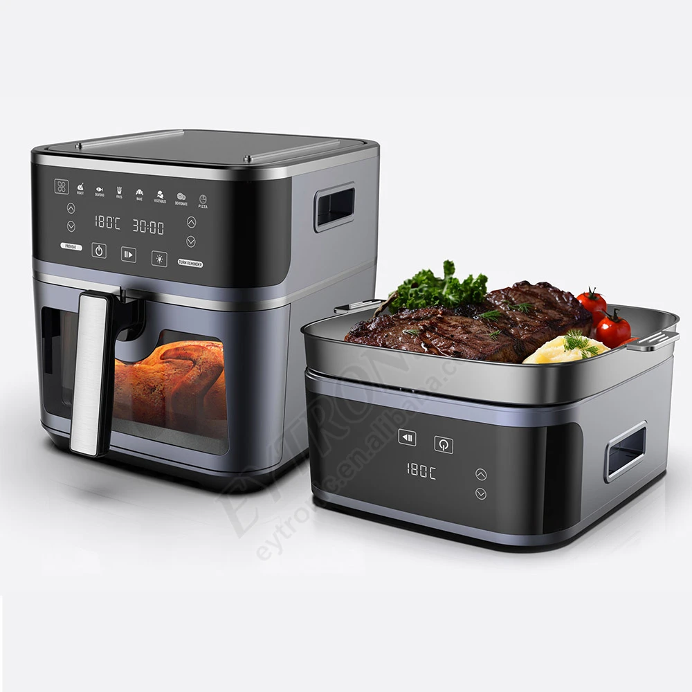 

2026 New Model Multi-functional2025 New Function Air Fryer with Grill Smart Large Size 8L Pot LED Display Screen Digital air Fr