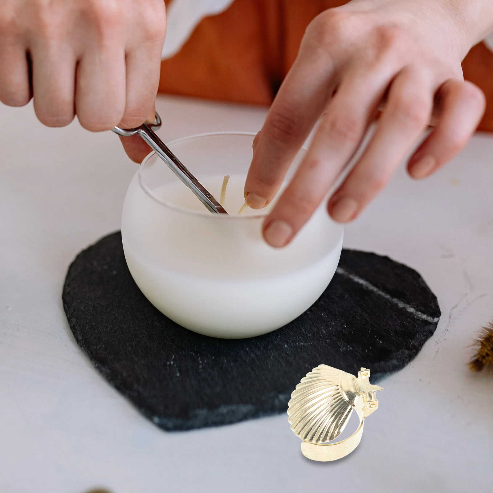 4 قطعة قبعات طفاية أوتوماتيكية قابلة لإعادة الاستخدام من المعدن الفتيل لأداة إخراج اللهب الآمنة أغطية سنافر فريدة من نوعها متعددة الاستخدام #6