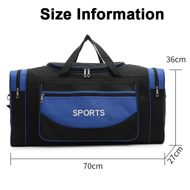 Bolsa de viaje de gran capacidad para hombre y mujer, bolso de hombro cruzado, almacenamiento para mudanzas, gimnasio, Fitness al aire libre, fin de