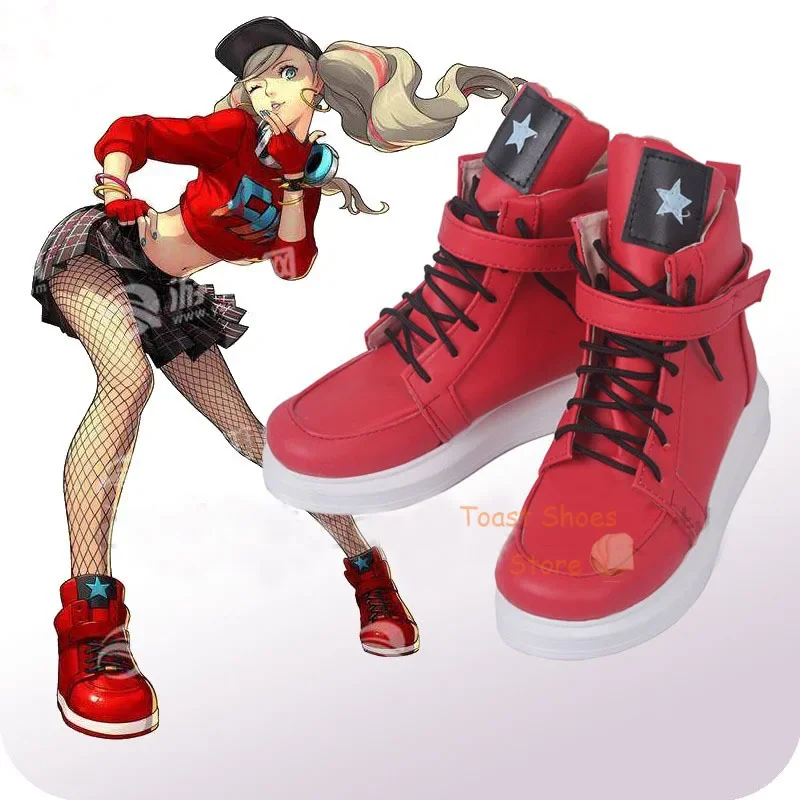 Game Persona Cosplay Schoenen Komische Anime Voor Con Carnaval Party Cosplay Kostuum Prop Sexy Stijl