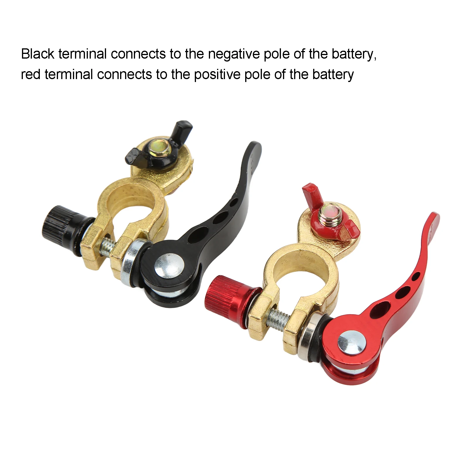 Batterij Quick Release Terminal 16-18mm Positieve Negatieve Connector voor Auto's Campers Schepen Auto Batterij Klem