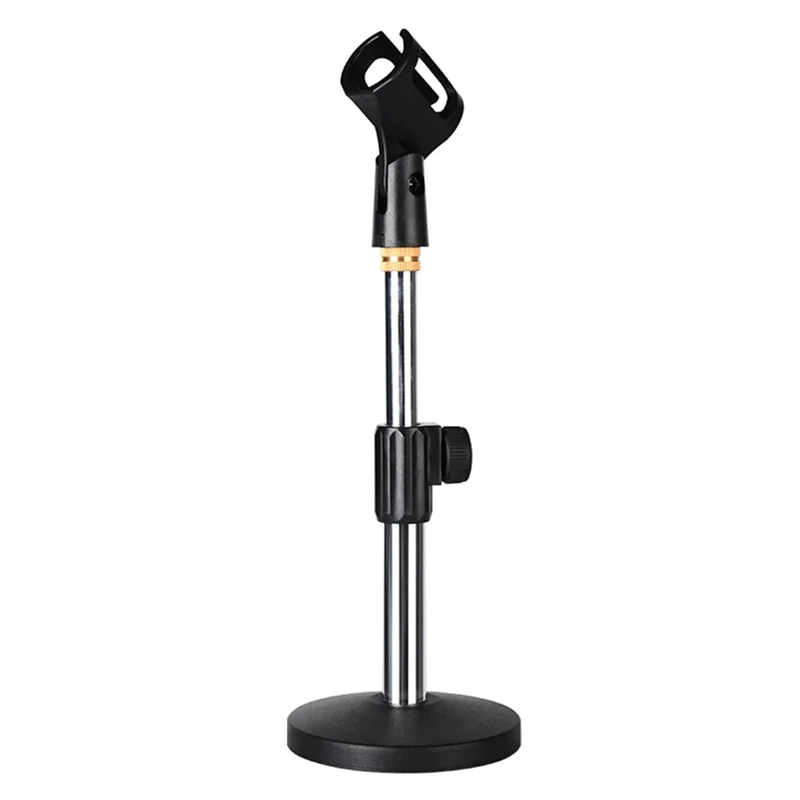 Professional Microphone Stand Pedestal Feet Lifting Adjustable Desk Shelf Bracket Speech Live Microphone Accessories Mic Holder