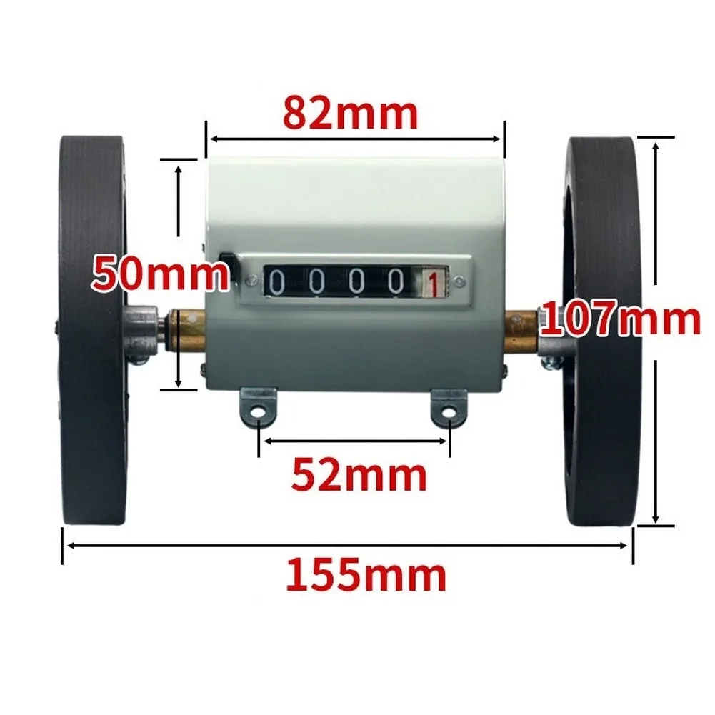 Rolling Meter Counter Z96-F for Textile Leather and Technical Fabric Applications with Consistent Gear Performance