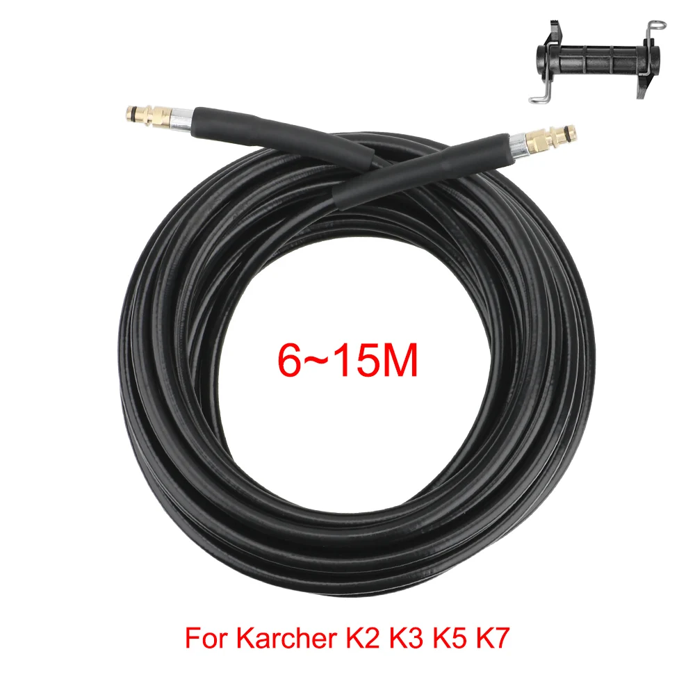 Car Washer Water Hose for Pressure Cleaner 6 10 15 Meters For Karcher K-series High Pressure Washer Hose Pipe Cord