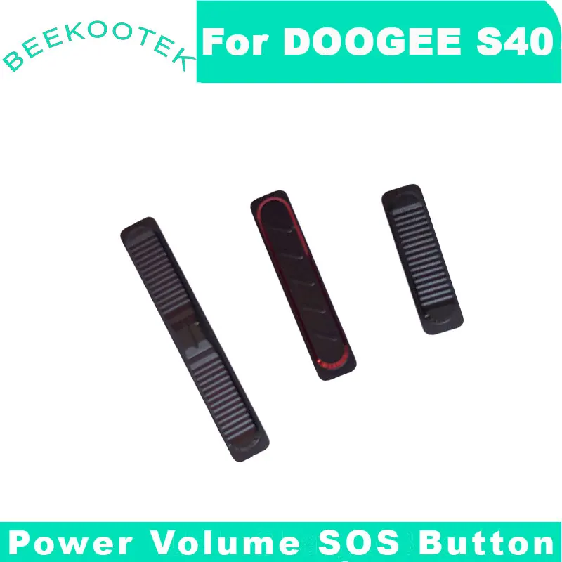

Original doogee S40 on/off keys Hat+up and down keys SOS button for doogee s40 mobile phone