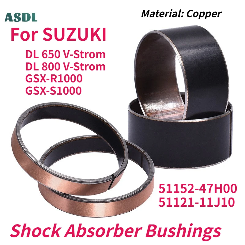 

43mm Front Fork Bushings External Guide Rails Shock Absorption For SUZUKI DL650 V-Strom DL800 DL 650 800 GSX-R1000 GSX-S1000