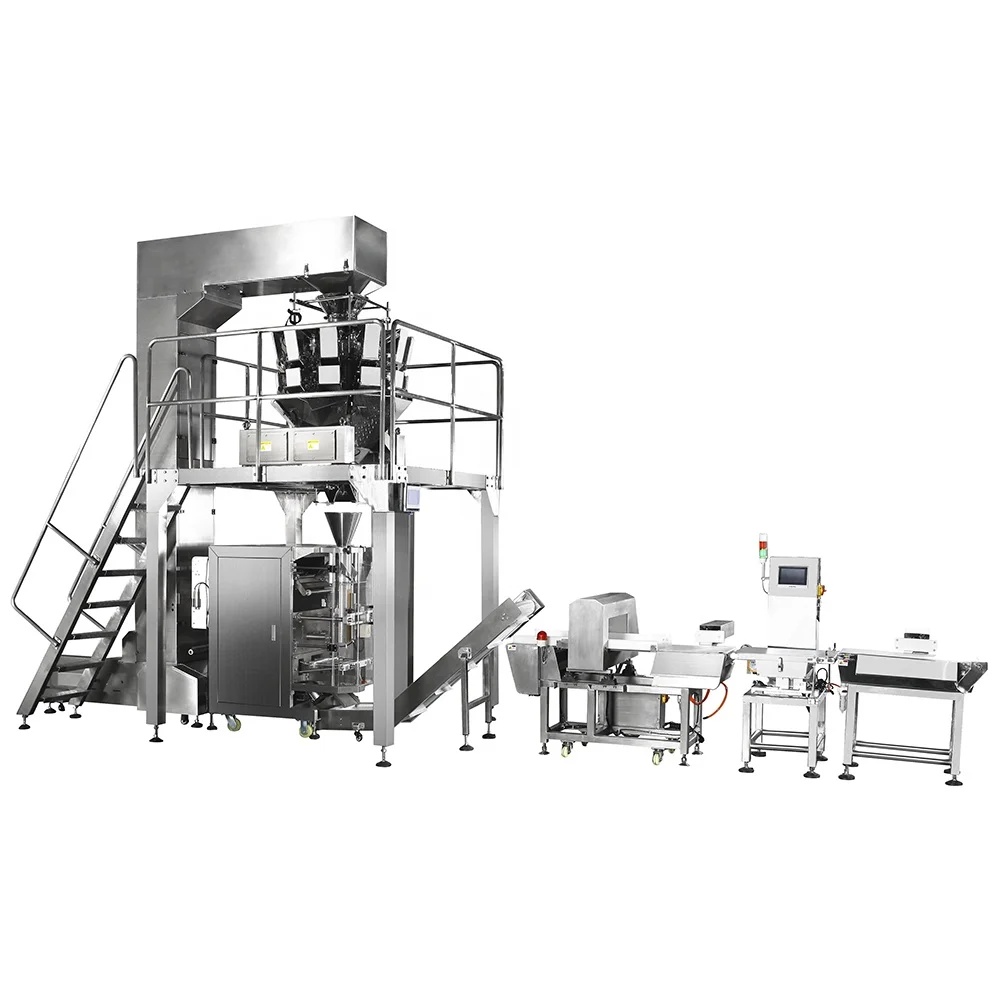 Original Manufacturer Automatic VFFS Pet Food Tablet Biscuits Potato Chip Packing Machine