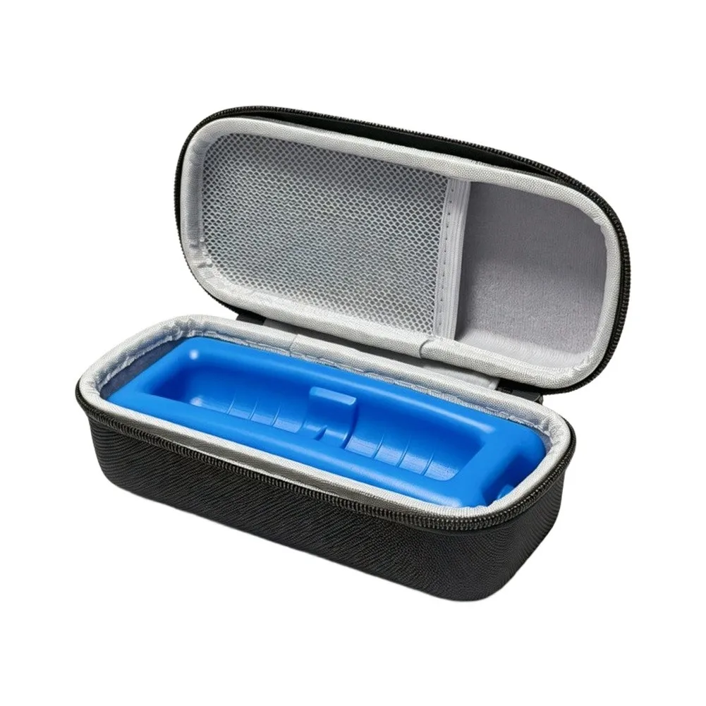 Insulin Travel Case Portable Cooler for Peptides with Fixed Positioning and Thermal Stability EVA Construction Black