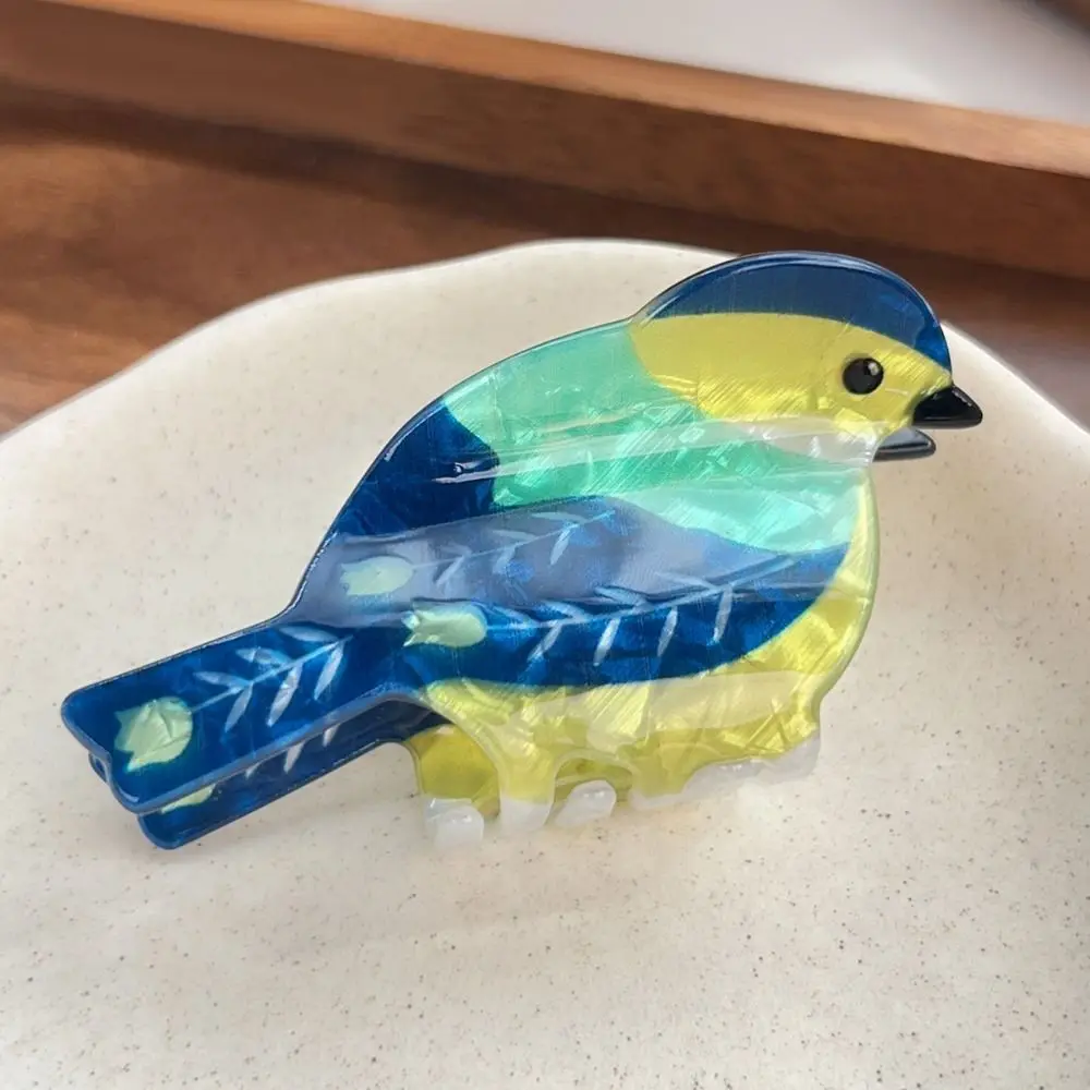 

Fashion Korean Style Acetate Hair Claw Creative Headwear Animal Hair Clip Hair Accessories Hummingbird Bird Shark Clip Girls