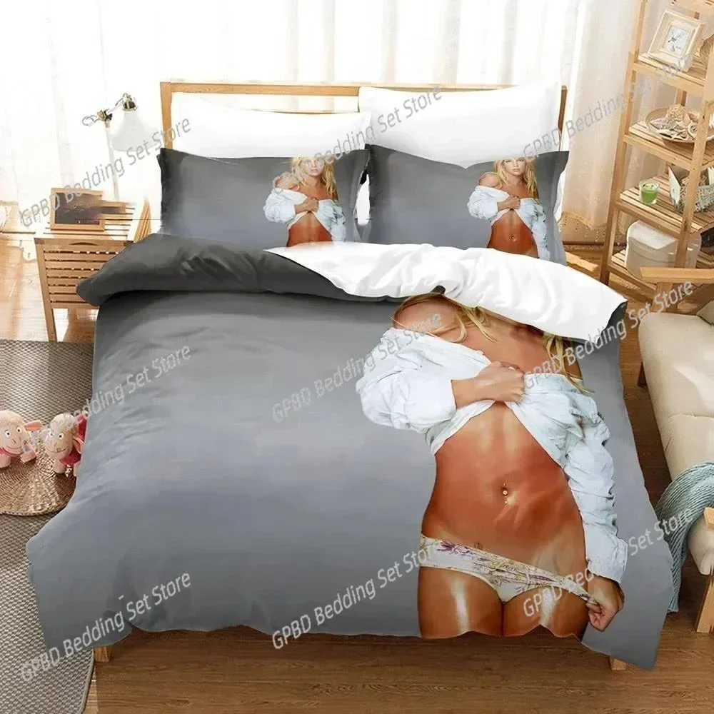 3D Printed Britney Spears Bedding Set Single Twin Double Queen King Cal King Size Bed Linen Set