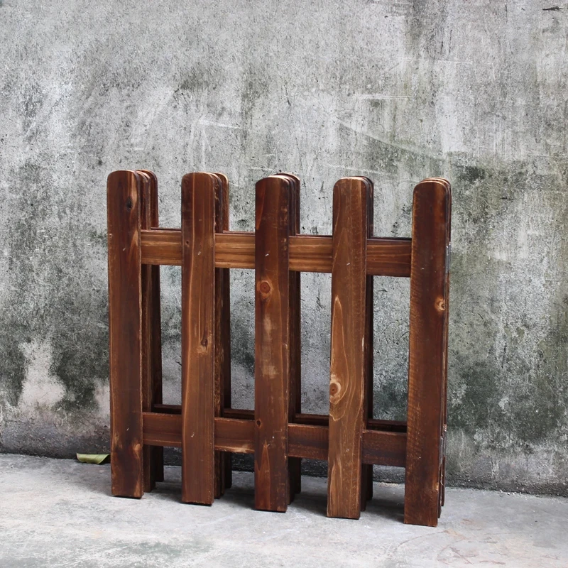 Miniature Wooden Fence DIY Garden Barrier Decorative Landscaping for Fairy Gardens Plant Border Fence Garden Path Divider