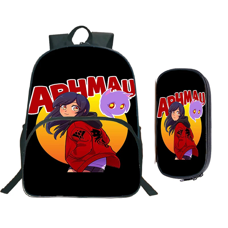 Saco impermeável da escola do jogo dos desenhos animados das crianças, Schoolbag, Bookbag, sacos do portátil, Bookbag, impresso, Bookbag, 2Pcs Set