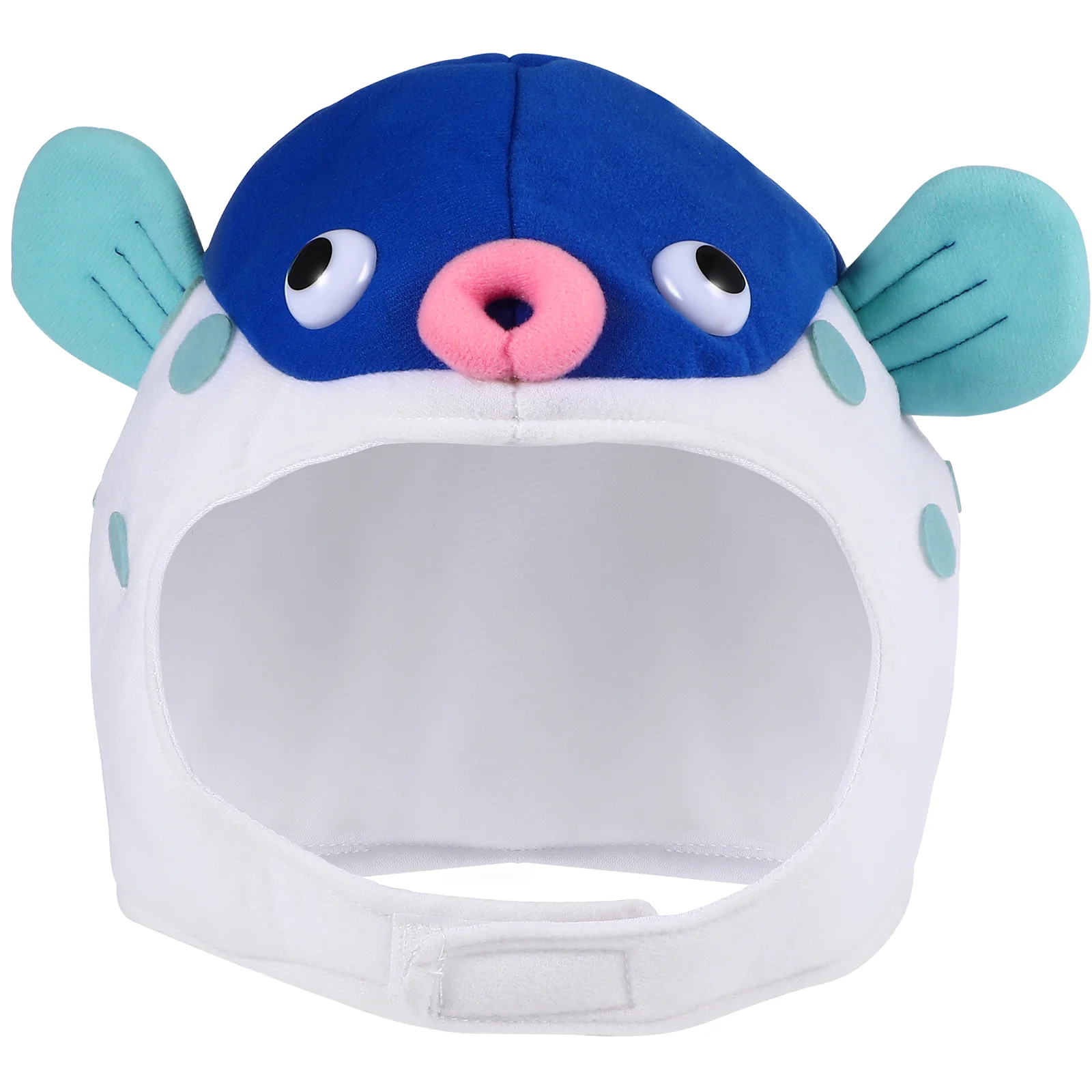 

Photo Prop Hat Puffer Fish Costume Kid Party Cartoon Cosplay Headwear Plush Hats
