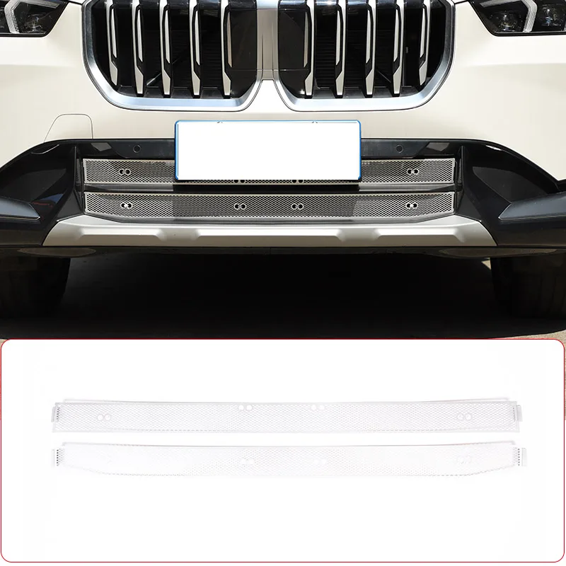 Stainless Steel Car Front Grill Inspect Net Screening Mesh Air Inlet Protective For BMW X1 U11 2023 2024 Exterior Accessory