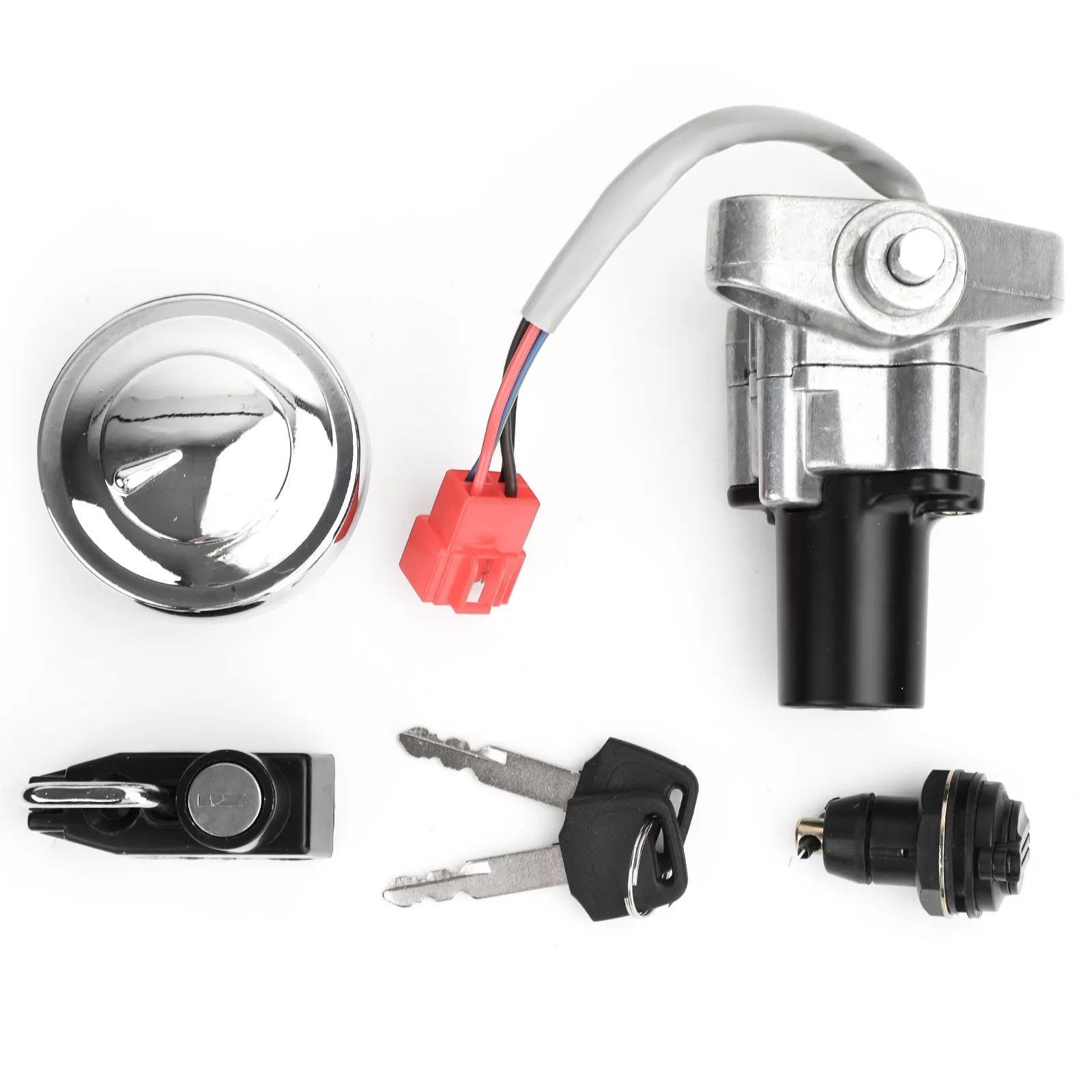 

Artudatech Ignition Switch Tank Cap Helemt Lock Set For Yamaha V-Star 650 & 1100 1998-2017