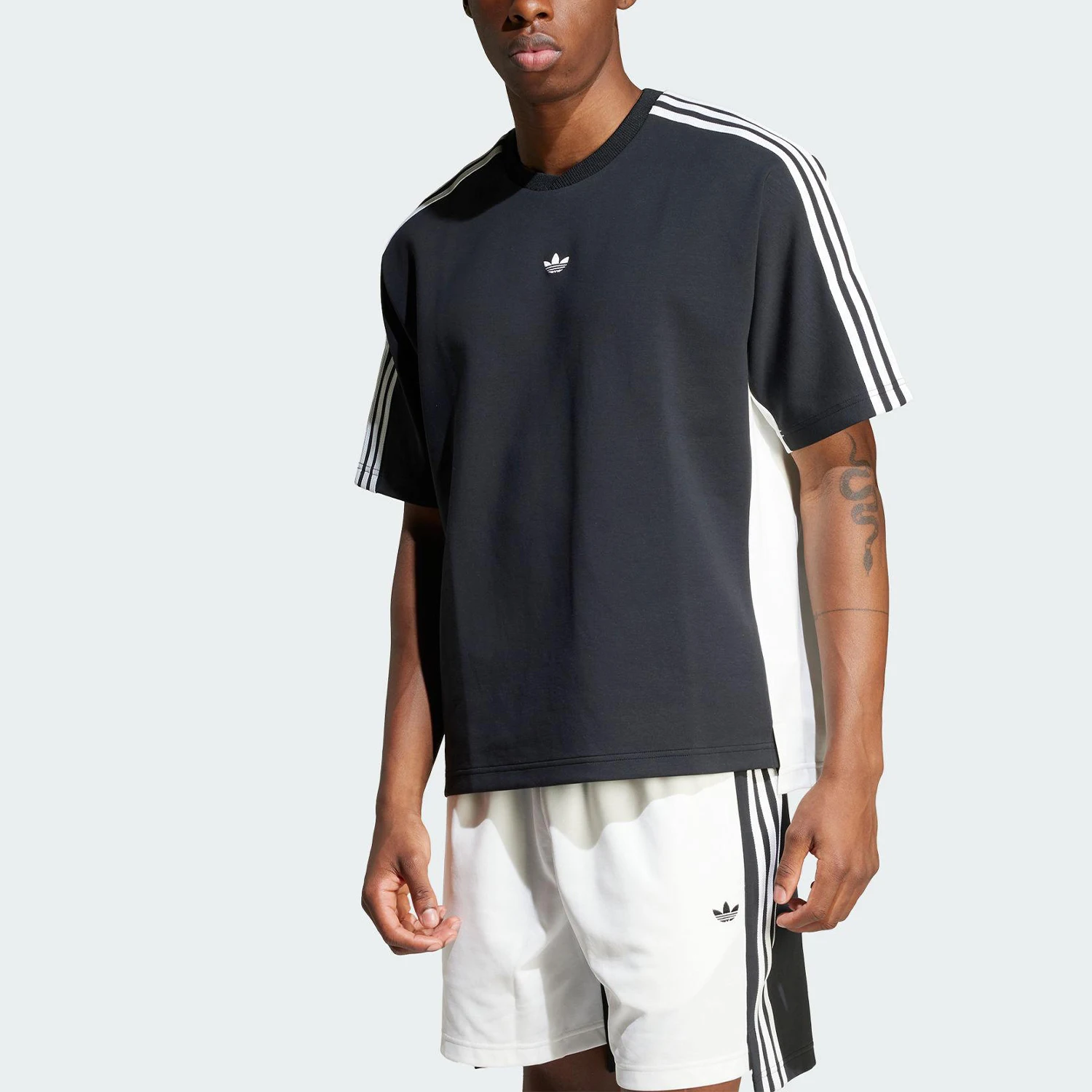 Adidas genuine clover men's loose and breathable round neck short sleeved T-shirt KA3862