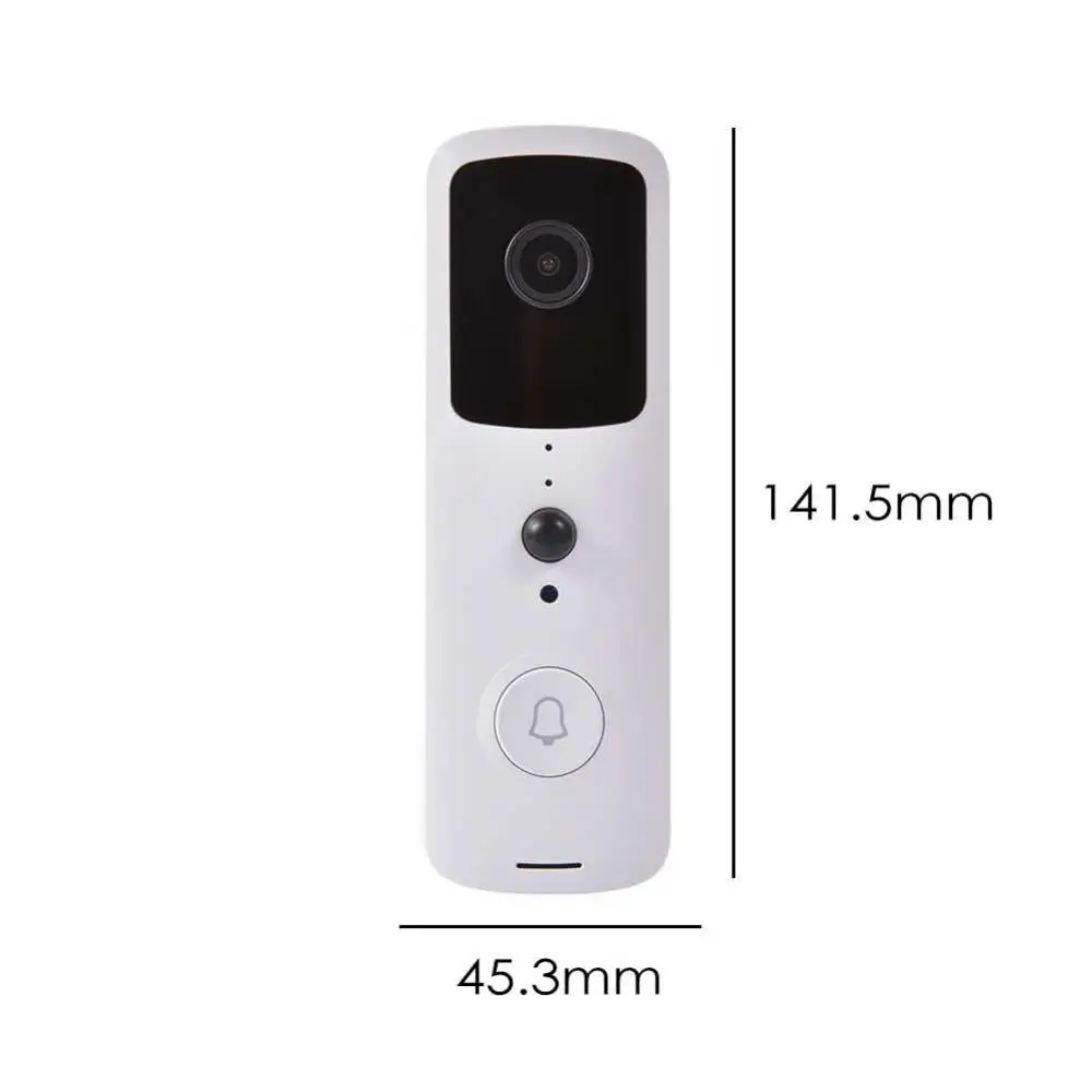 Tuya câmera de vídeo inteligente campainha segurança hd 1080p com grande angular visão noturna detecção movimento campainha à prova dwaterproof água