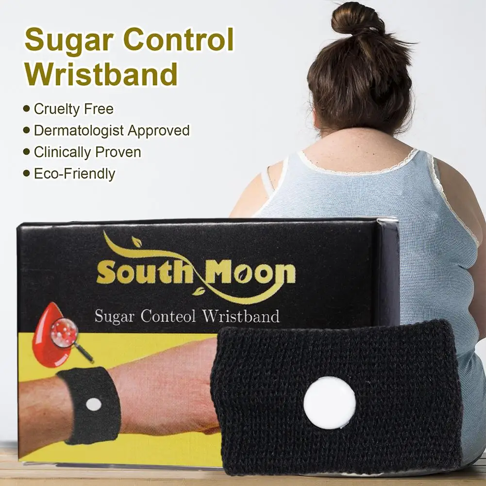 2Pcs Sugar Control Wristband Therapeutic Bands Body Care Tools Reusable Helps You Effectively Lower Your Blood Sugar Levels