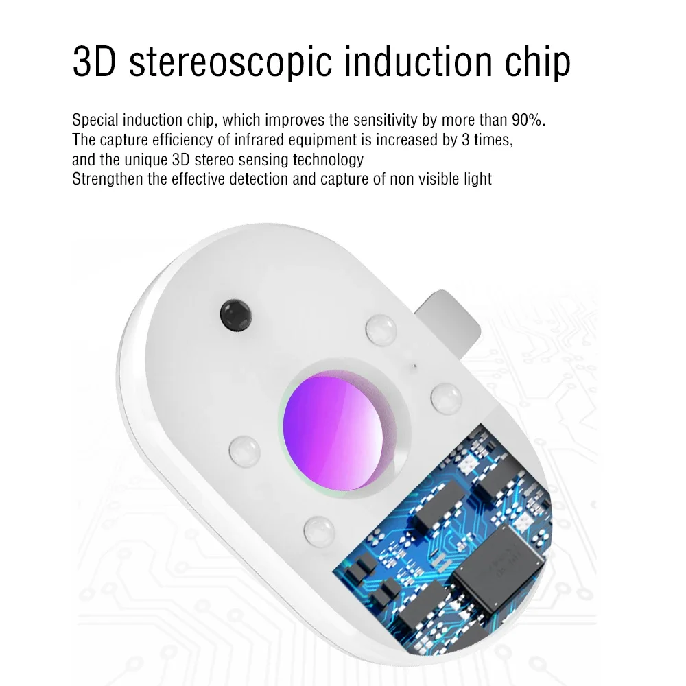 محمول مكافحة كاميرا الأشعة تحت الحمراء للكشف عن يده المضادة للبيرس كاشف مكتشف لفحص الثقب والكاميرات