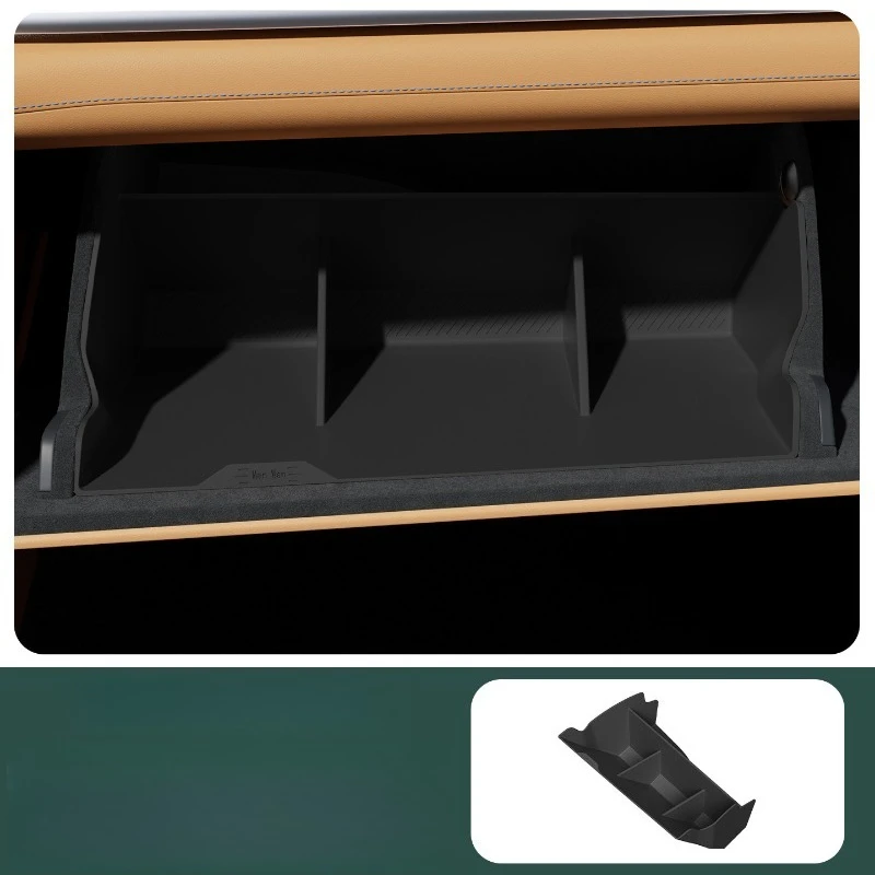 

Скрытый органайзер-ящик для хранения в перчаточном отсеке и на пассажирском сиденье для нового ZEEKR 001 2026 года, аксессуары для интерьера автомобиля