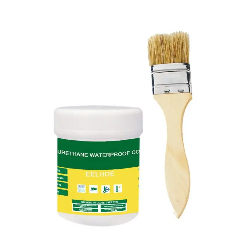 

Waterproof Coating Invisible Paste Sealant Polyurethane Glue with Brush Adhesive Repair Glue for Home Roof Bathroom