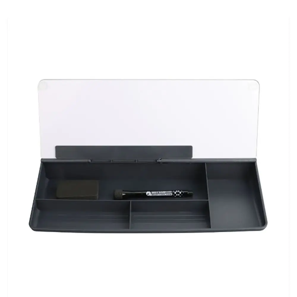 Hot Glass Desk Whiteboard Plastic With Storage Storage Whiteboard Tempered Household Message Board Home Office