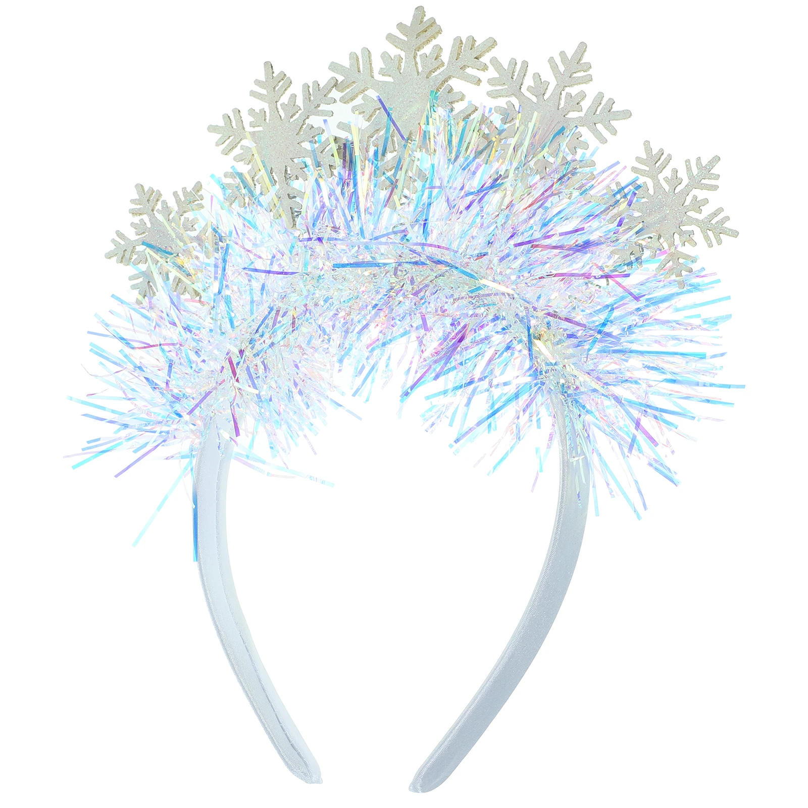 

Snowflake Headband Winter Party Headbands Ear Tiara Hair Hoop Headpiece for Women Plastic Hairbands Child