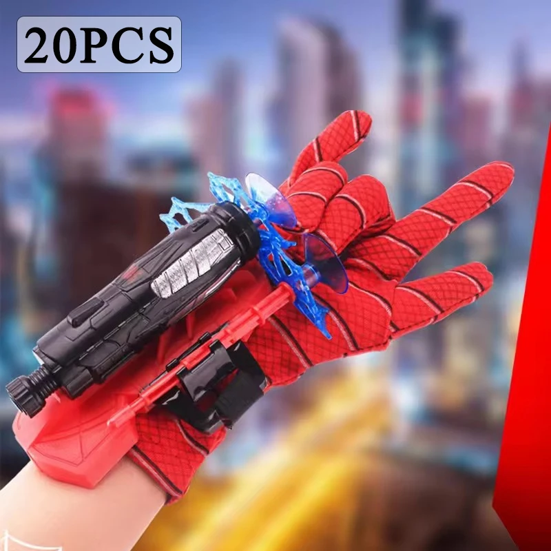 Spider Web Launcher Wrist Launcher Toys Fun Educational Toys for Kids Spider Gloves People Cosplay Props Children's Day Gifts