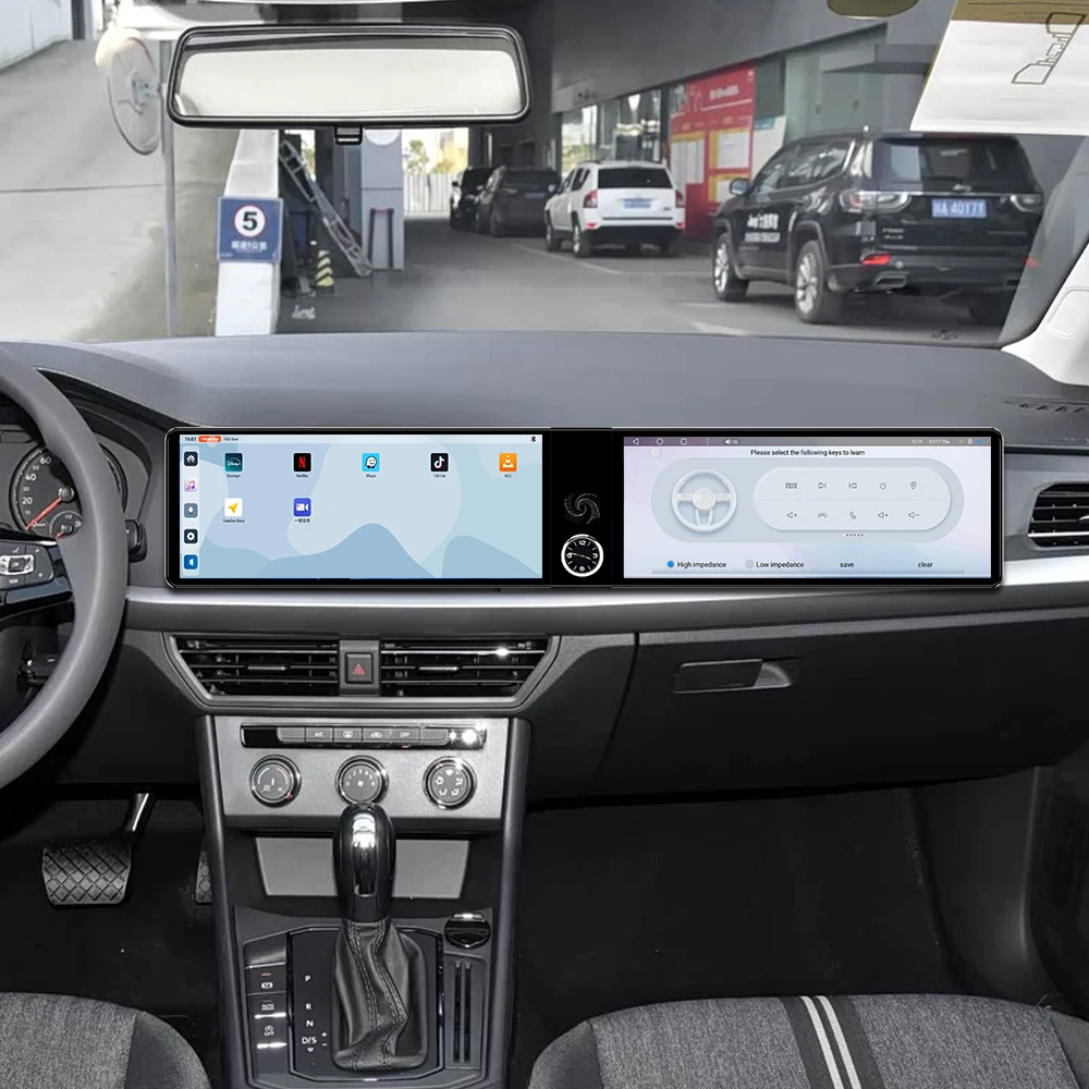 

Для Volkswagen Lavida 2019-2022: Обновленная 12.3-дюймовая двухэкранная мультимедийная система Android 13 с Carplay, GPS-навигацией и автомагнитолой