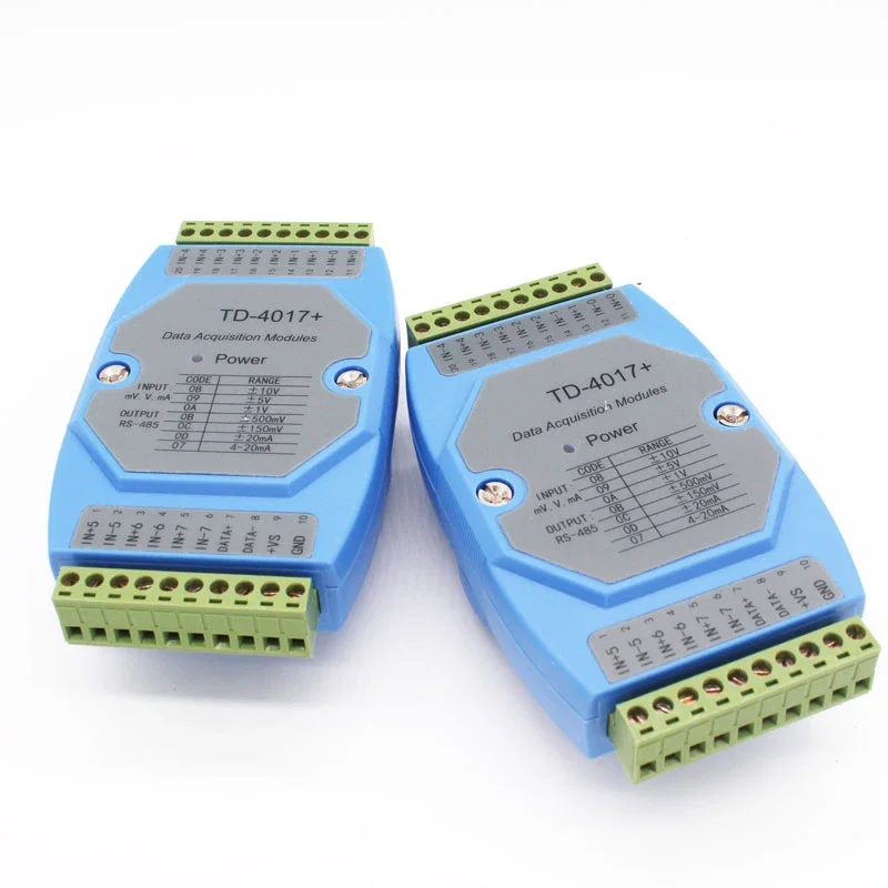 

4-20 Ma Turn RS485 Signal Acquisition Card Collector Analog Input Current Voltage Acquisition Module 8-way AI