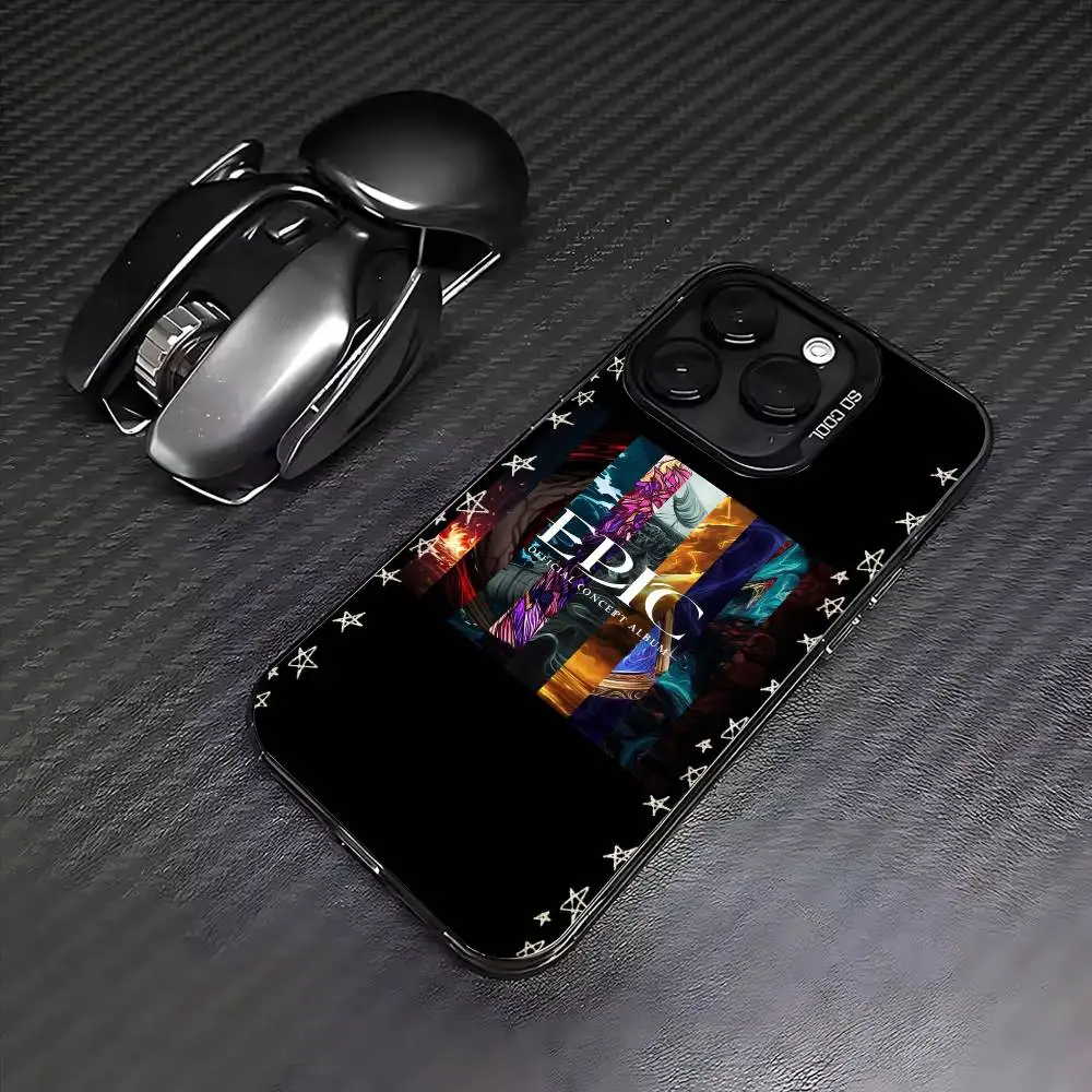 E-Epic The Musical Music Custodia per telefono Colore Argento Shell per IPhone 17 16 15 14 13 12 11 Pro Max Plus