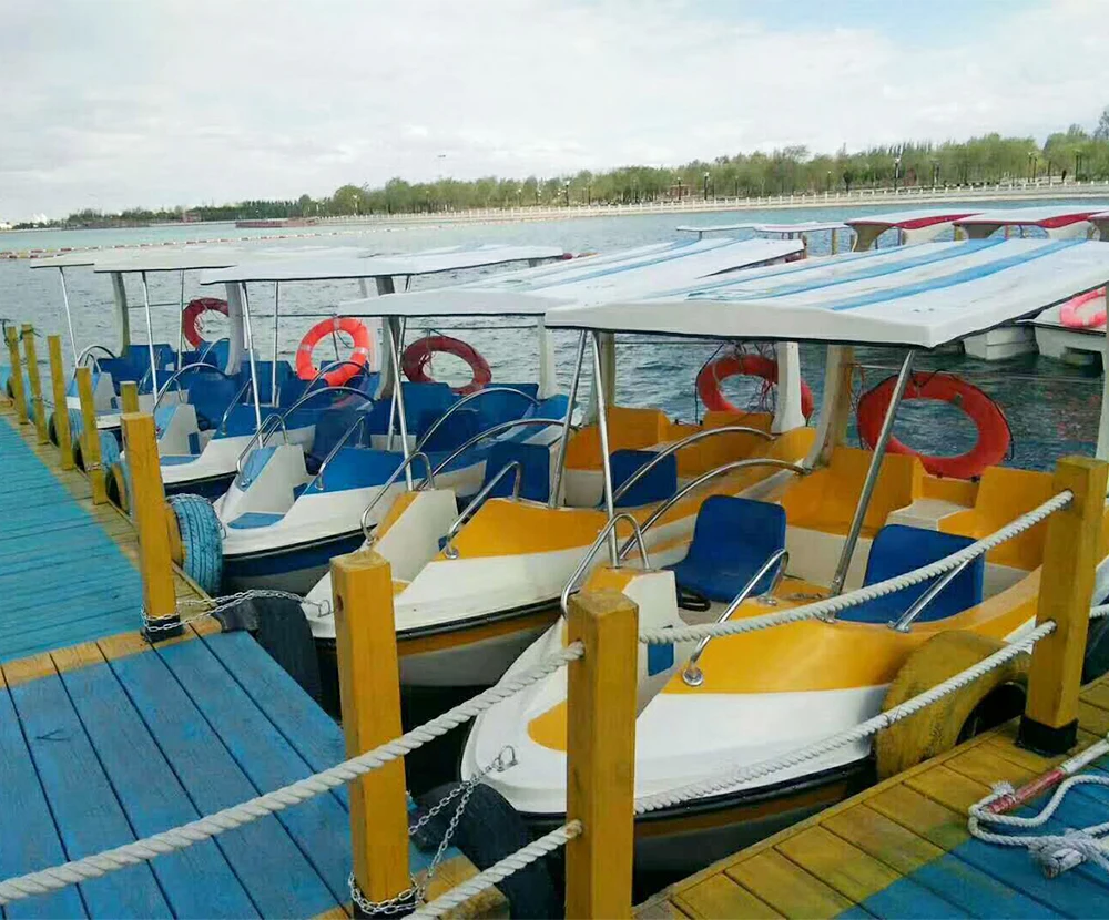 เรือไฟเบอร์กลาส อุปกรณ์น้ำ เรือไฟฟ้า แบตเตอรี่ เรือสำหรับสวนน้ำ รถน้ำไฟฟ้า เรือ