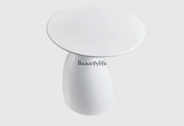 

LX*Mushroom table coffee table cream style simple living room household round edge table