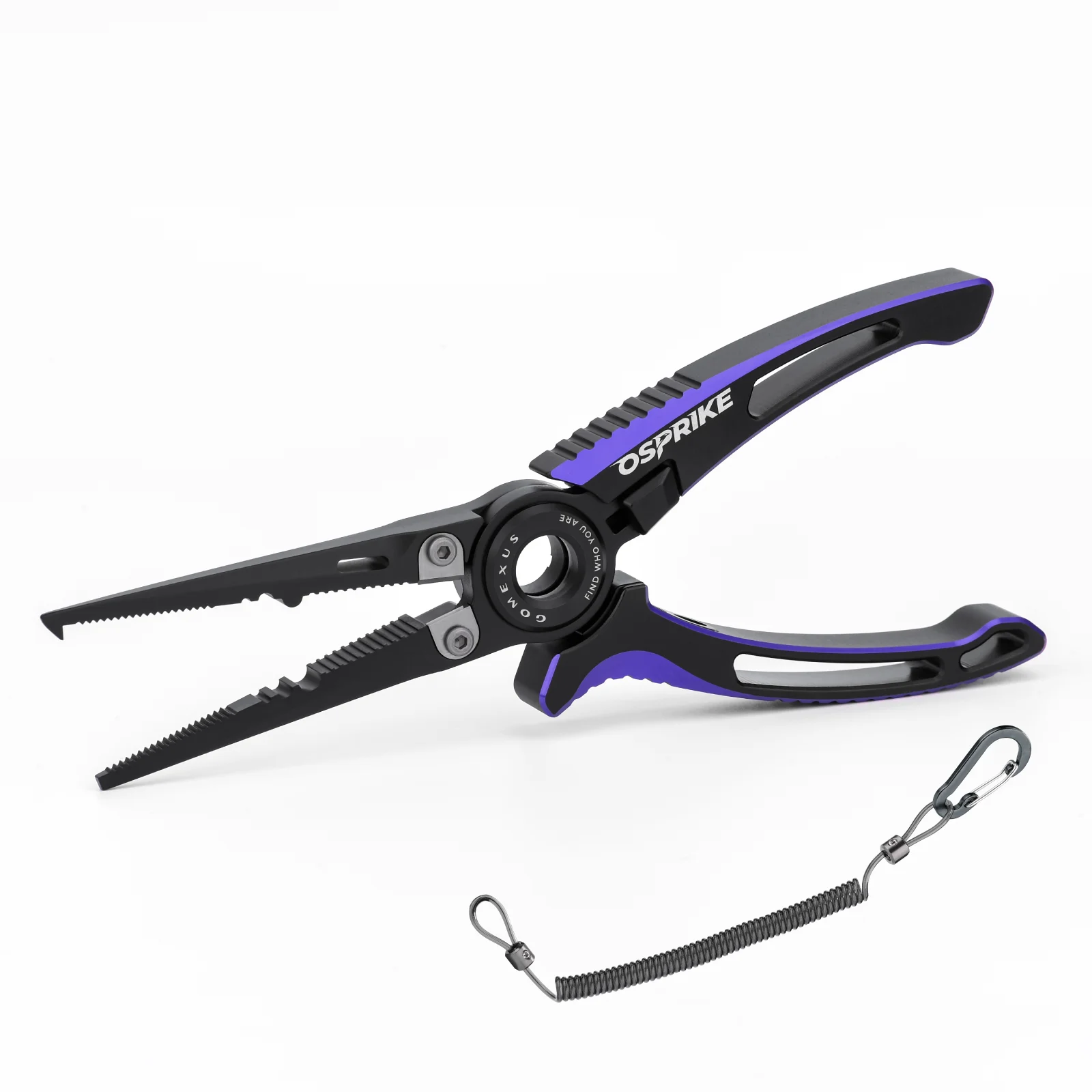 Gomexus OSPRIKE 7-Zoll Angelzange mit Aluminiumgriff und Edelstahlzangen, Bionische Osprey-Zange – Detail 3
