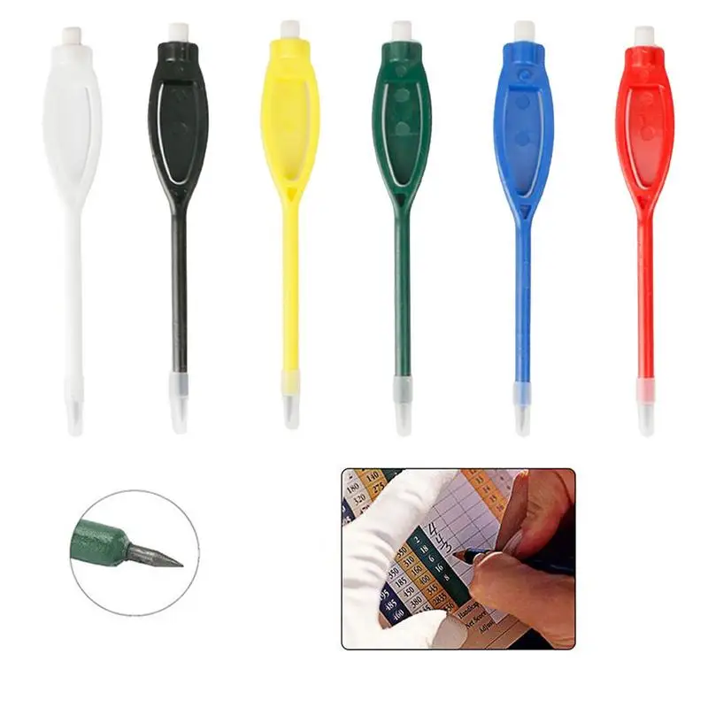 

Golf Score Pen 10 PCS Golf Scoring Pencils 2H Marker Pens for Games Meeting Writing Tools Sports Golfing Supplies