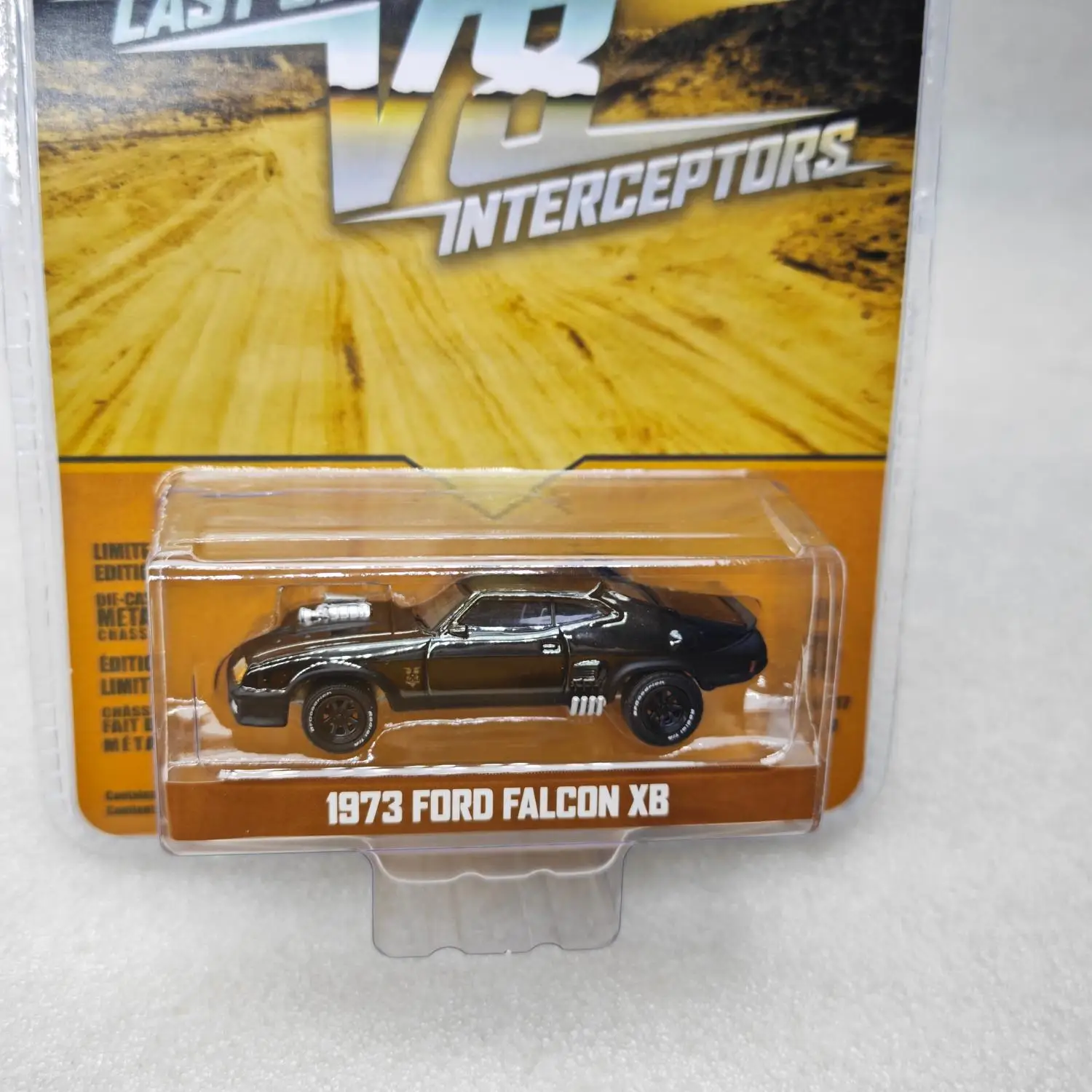

Greenlight 1:64 - 1973 Ford Falcon XB Plated Black Toy Car Model Simulation Sound Light Collection Kids Gift