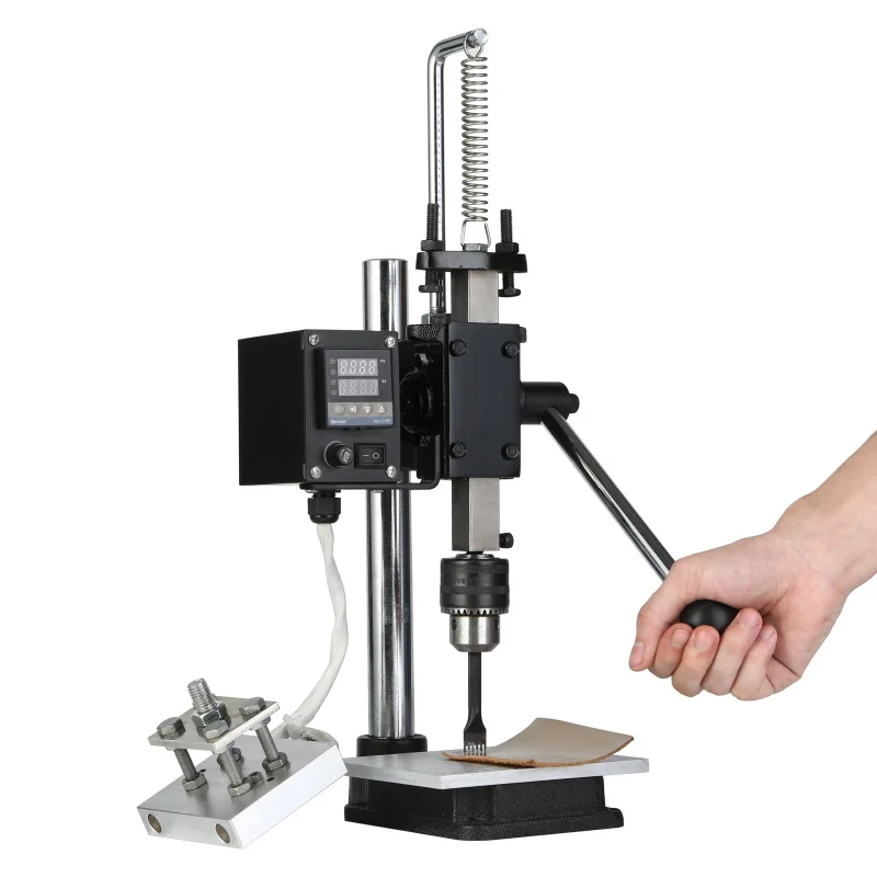 

Машина для вырубки и брендинга кожи и дерева, пробивной пресс для ромбовидных вырезов