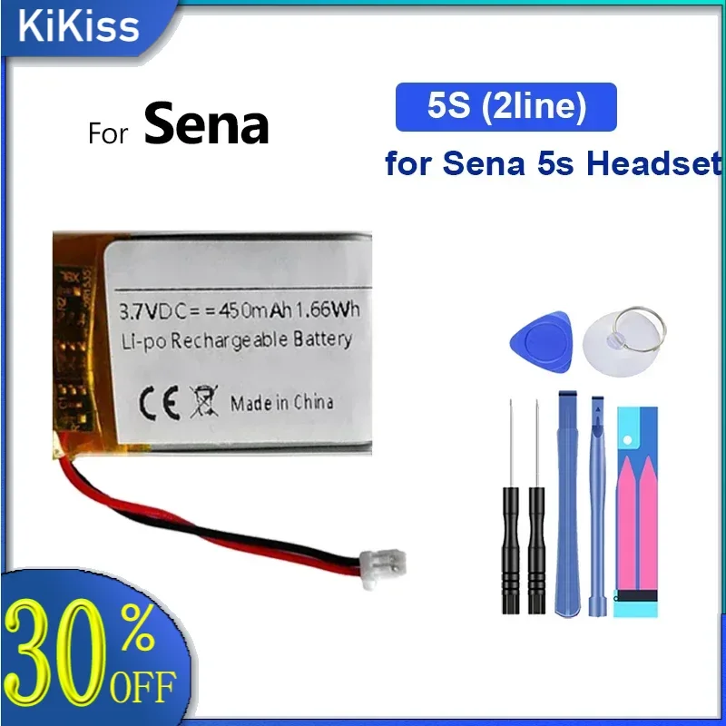 450mAh Replacement Battery for Sena 5S Headset