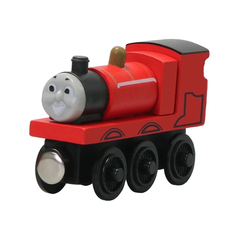 Tren magnético de madera de Thomas y sus amigos para niños, Molley, Diesel, Olivia, Oliver Edward, modelo de tren, juguetes para niños, regalos de